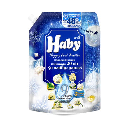  Nước xả vải HABY Đậm đặc gấp 20 lần, thơm lâu 48h, khử mùi ẩm mốc, mềm vải Túi 2L 