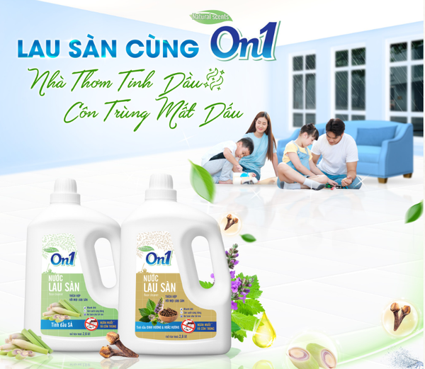  Nước lau sàn On1 tinh dầu Sả 2.6-3.3L 