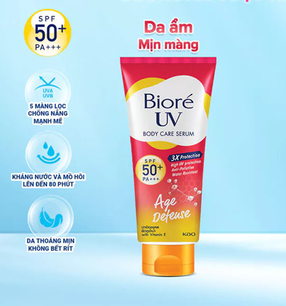  Serum Chống Nắng Dưỡng Thể Kháng Bụi - Tươi Trẻ Biore 150ml 