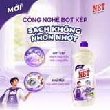  Combo Bột giặt NET yêu thương Extra bịch 5.5kg + Nước rửa chén NET yêu thương đậm đặc hương Chanh tươi mát chai 750g 