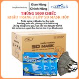 Khẩu trang  3 lớp Famapro 5D Mask hộp 10 chiếc 
