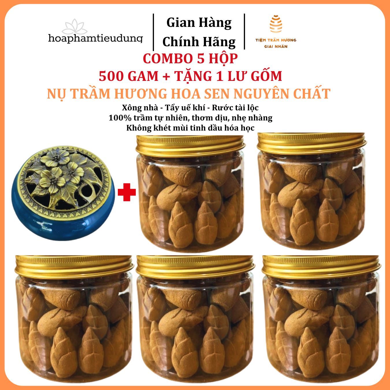  Nụ Trầm Hương (Dòng Phổ Thông) Búp Sen 