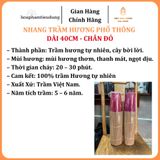  Nhang Trầm Hương (Dòng Phổ Thông) - Chân Đỏ Dài 40cm 