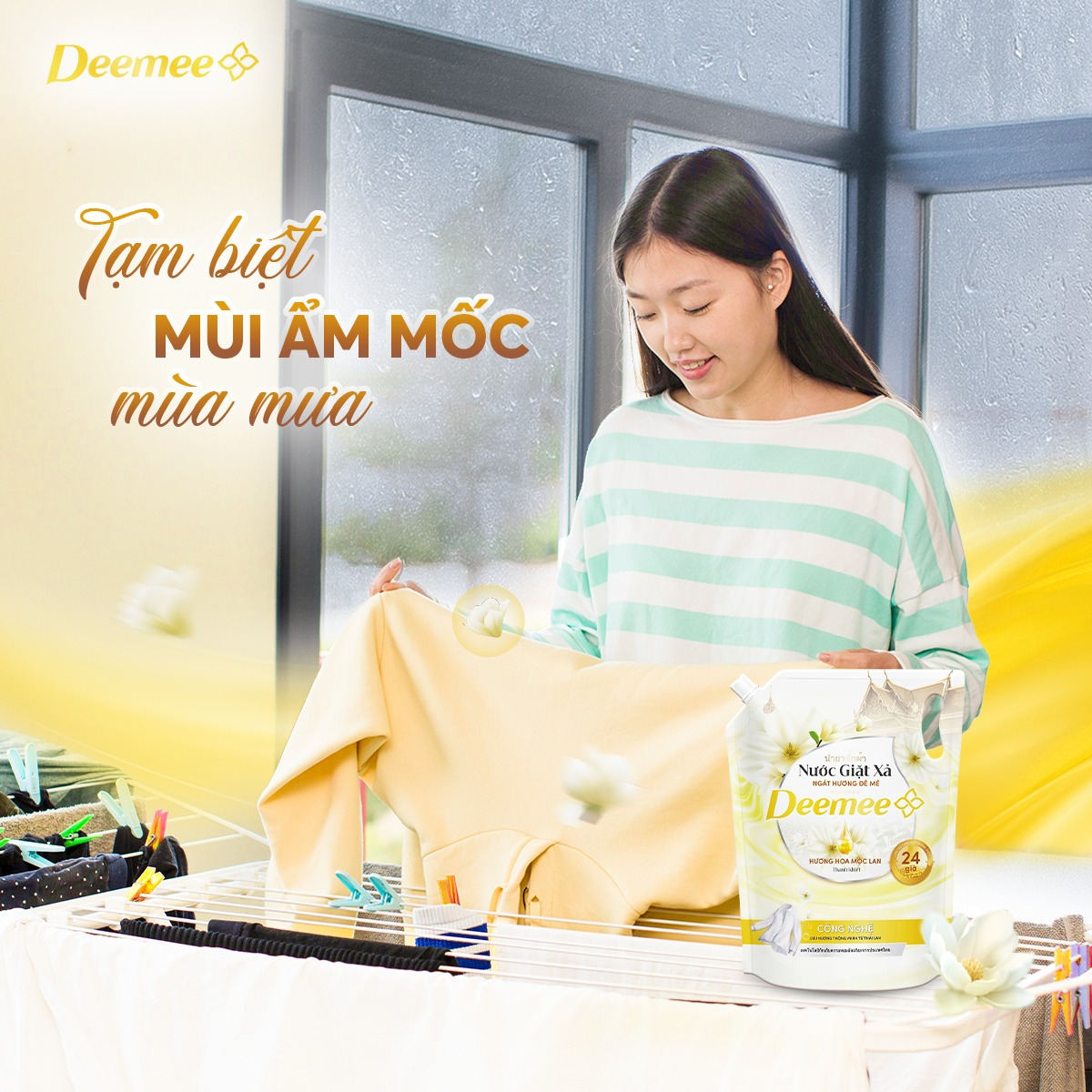  Nước Giặt Xả Deemee 2kg 