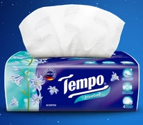  Khăn Giấy Rút Cao Cấp Tempo - 4 Lớp Bền Dai, An Toàn Cho Da 