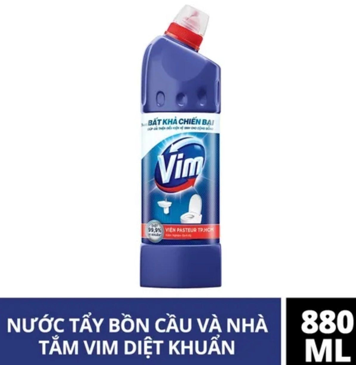  Nước Tẩy Bồn Cầu Vim Diệt Khuẩn  880ml Xanh biển 