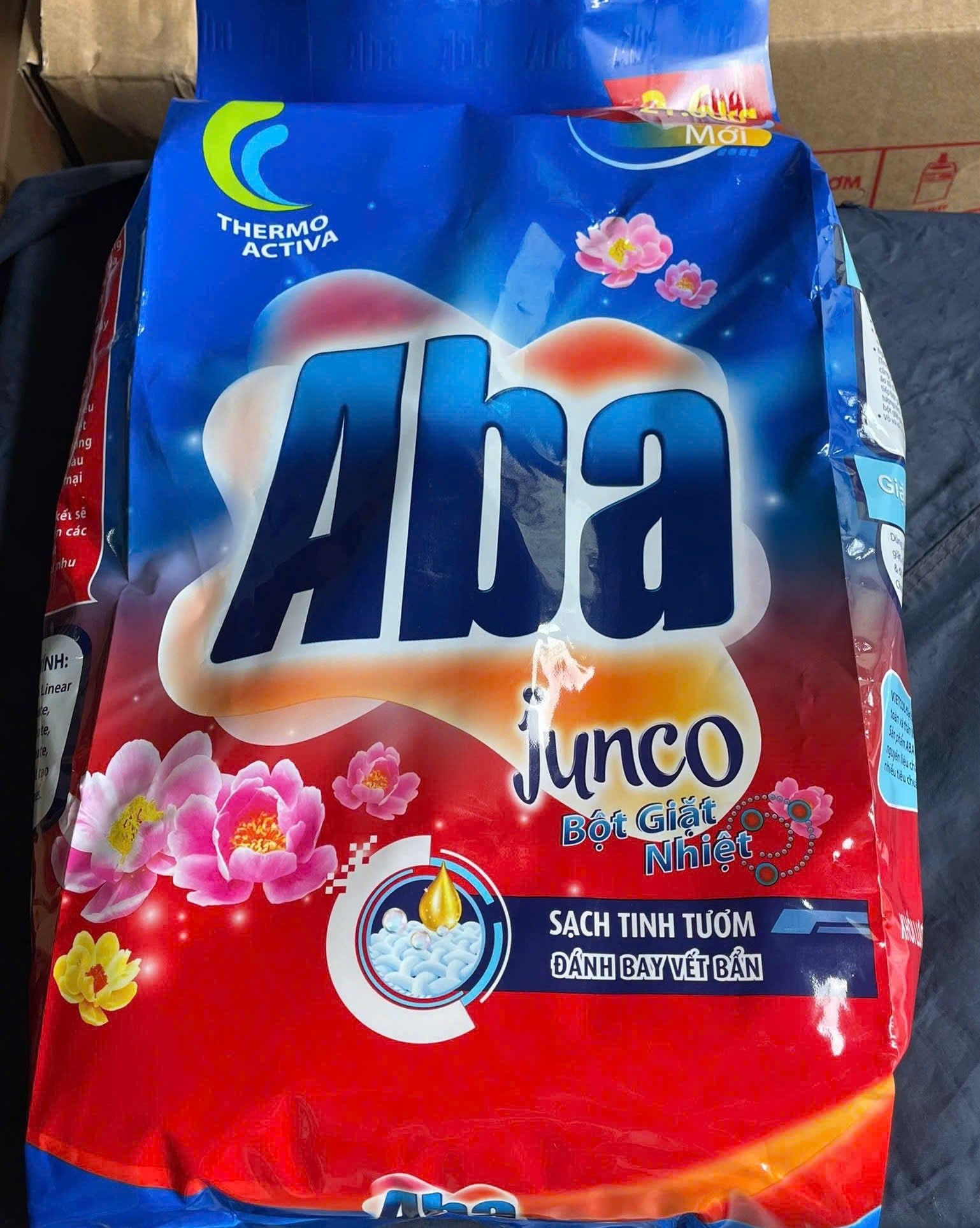  Bột giặt nhiệt ABA JUNCO 2.6kg sạch tinh tươm 