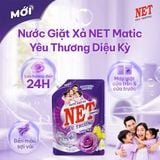  Nước giặt xả NET Matic yêu thương diệu kỳ túi 3kg 
