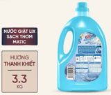  Nước giặt Lix sạch thơm hương mật ngọt/ rạng rỡ/ quyến rũ/ thanh khiết CHAI 3.3KG sạch nhanh vết bẩn 