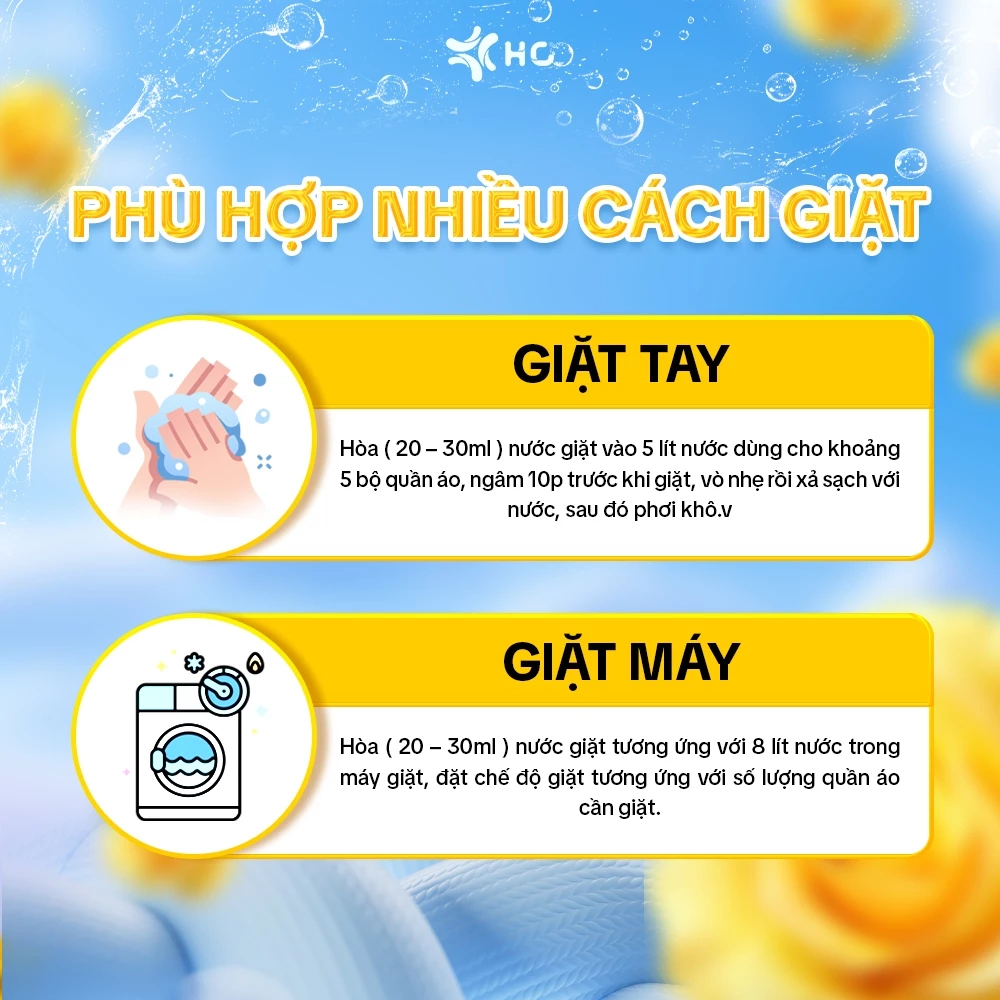  Nước Giặt HC SPJ 6 in 1 – Đánh Bay Vết Bẩn, Làm Sạch Sâu, Lưu Hương 24h, Dịu Da, Mềm Vải 