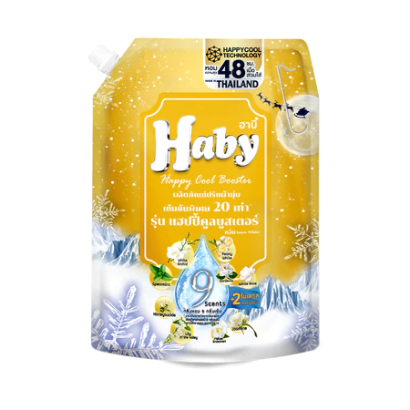  Nước xả vải HABY Đậm đặc gấp 20 lần, thơm lâu 48h, khử mùi ẩm mốc, mềm vải Túi 2L 