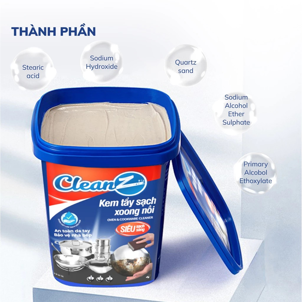  Kem tẩy xoong nồi Aikomi 500g đa năng Hàn Quốc đánh tan mọi cặn bẩn, bột tẩy trắng xoong nồi, bột tẩy rửa đa năng tẩy 