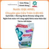 Nước Giặt ARIEL Chuyên Gia Cửa Trên Ngăn Lem Màu Hương Downy Nắng Sớm/ Nước Hoa Túi 3.65 KG 