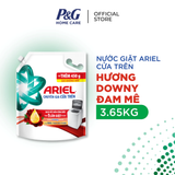  Nước Giặt ARIEL Chuyên Gia Cửa Trên Ngăn Lem Màu Hương Downy Nắng Sớm/ Nước Hoa Túi 3.65 KG 