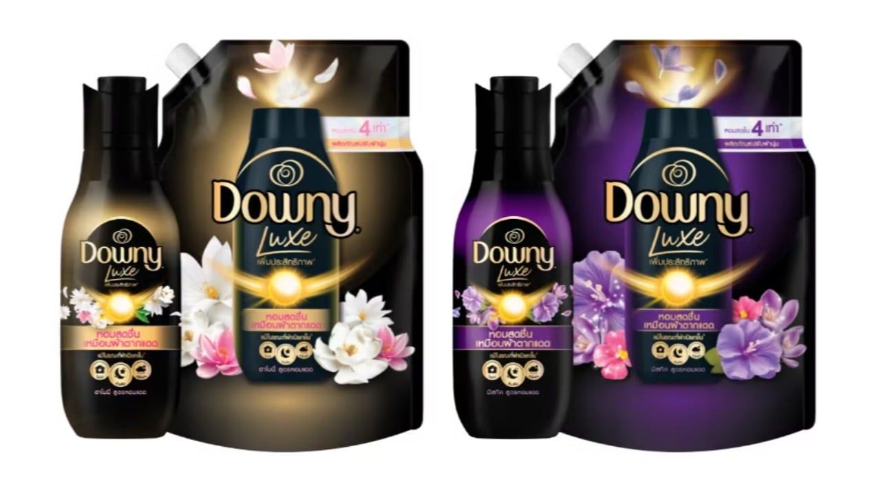  Tinh Chất Xả Vải DOWNY LUXE Tinh Chất Mặt Trời Thơm Như Được Phơi Dưới Nắng - Chai 450ml & Túi 1L 