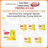  Nước rửa tay Lifebuoy chanh sả 2 Kg khử mùi hải sản 