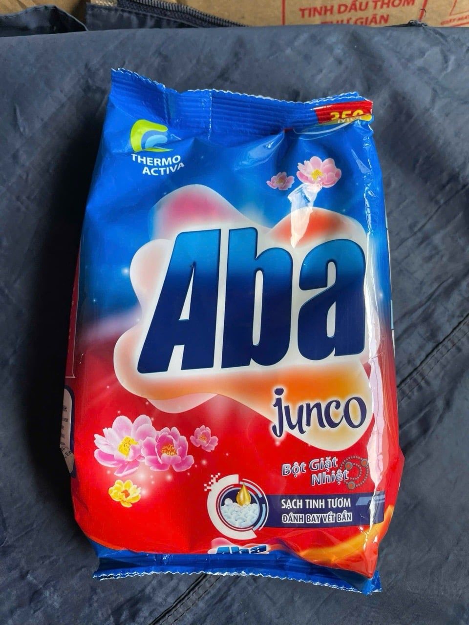  Bột giặt nhiệt ABA JUNCO 350g sạch tinh tươm 