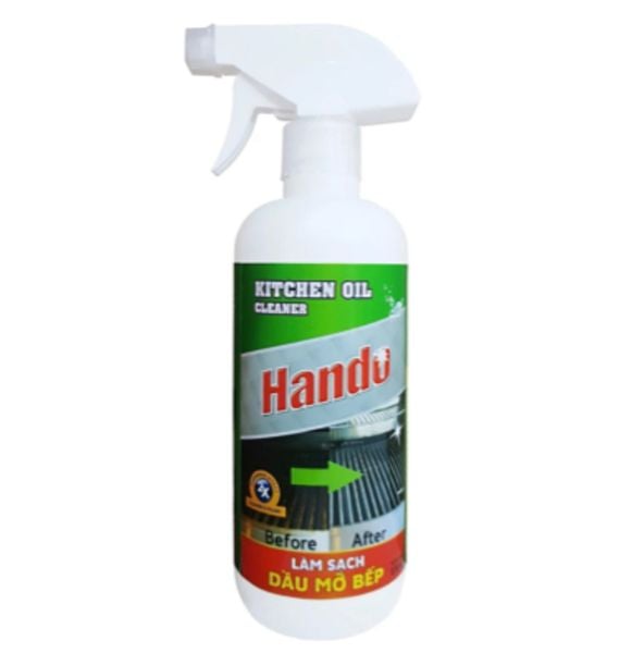  Chai xịt làm sạch vết dầu mỡ bếp Hando 570ml 