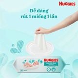  Khăn giấy ướt Huggies kháng khuẩn 80 tờ Essential Clean 