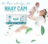  Khăn ướt cao cấp Ecobi gói 20 tờ không mùi 