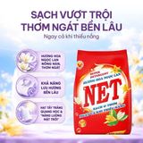  Bột giặt NET hương hoa Ngọc Lan bịch x 2.4kg + nước rửa chén NET đậm đặc hương Chanh chai x 250gr 