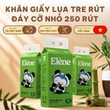  Giấy Lụa Tre Rút Đáy Elene 4 Lớp 250 Lần Rút Cao Cấp, Thân Thiện Với Môi Trường 