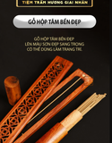  Nhang Trầm hương không tăm An Lạc + Khay gỗ 