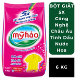  Bột Giặt 5X Đậm Đặc Mỹ Hảo Công Nghệ Châu Âu Nhanh Hòa Tan Trong Mọi Nguồn Nước Túi 3 - 6KG 