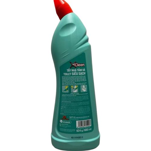  Nước Tẩy Bồn Cầu XCleen 880ml Siêu sạch - Siêu tiết kiệm - Diệt Khuẩn - Khử Mùi 