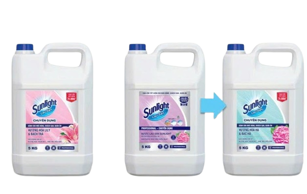  Nước lau sàn Sunlight 5 kg chuyên dụng Nhà hàng - Khách sạn - Bệnh viện - Trường - Spa 