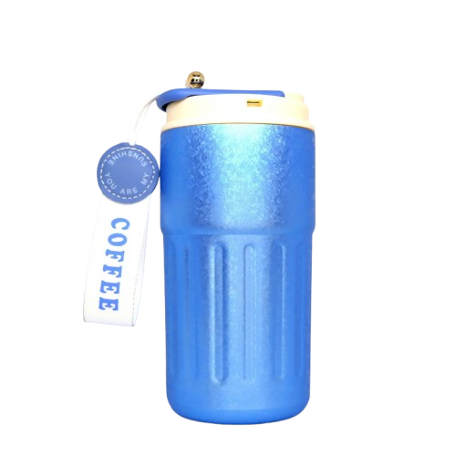  Ly Giữ Nhiệt Cao Cấp Inox 316, Nắp Có Đo Nhiệt Độ, Bình Vân Khía Chống Trơn 450ml 