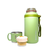  Bình Giữ Nhiệt JOIN HANDS Có Kèm Nắp Làm Ly Inox 316 dung tích 600ml Vỏ Nhựa PP loại tốt 