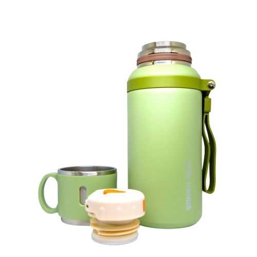  Bình Giữ Nhiệt JOIN HANDS Có Kèm Nắp Làm Ly Inox 316 dung tích 600ml Vỏ Nhựa PP loại tốt 