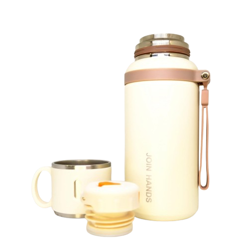 Bình Giữ Nhiệt JOIN HANDS Có Kèm Nắp Làm Ly Inox 316 dung tích 600ml Vỏ Nhựa PP loại tốt 