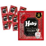  Nước Xả Vải HABY Nội Địa Thái Lan Hương Nước Hoa - Đậm đặc, Lưu hương, Khử mùi ẩm mốc, Mềm vải Dây 12 Gói 