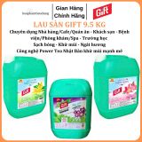  Nước lau sàn gift can lớn 9.5kg siêu tiết kiệm cho nhà hàng, khách sạn, quán ăn, trường học Lily/ Ylang 