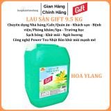  Nước lau sàn gift can lớn 9.5kg siêu tiết kiệm cho nhà hàng, khách sạn, quán ăn, trường học Lily/ Ylang 