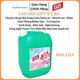  Nước lau sàn gift can lớn 9.5kg siêu tiết kiệm cho nhà hàng, khách sạn, quán ăn, trường học Lily/ Ylang 