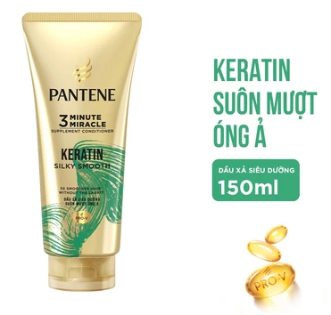  Dầu Xả Siêu Dưỡng PANTENE Miracles Ngăn Rụng Tóc Biotin/ Phục Hồi Hư Tổn Collagen/ Suôn Mượt Óng Ả Keratin - Tuýp 150ml 