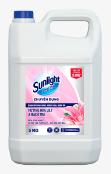  Nước lau sàn Sunlight 5 kg chuyên dụng Nhà hàng - Khách sạn - Bệnh viện - Trường - Spa 