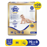  Tã quần UniDry Supreme size M/L/XL/XXL + 8 miếng 
