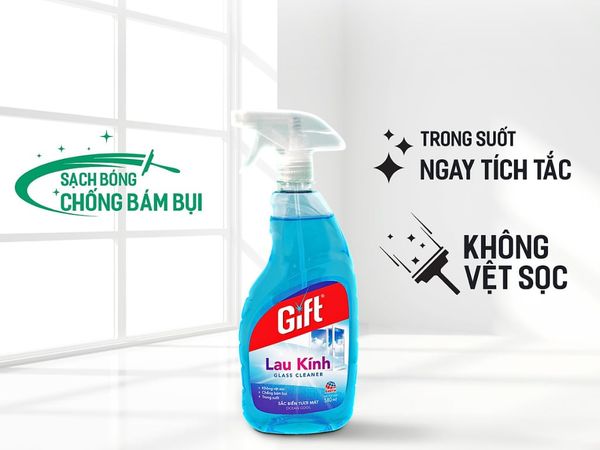  Nước lau kính Gift sắc biển tươi mát chai 540ml 