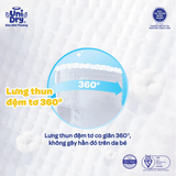  Tã dán UniDry Siêu khô thoáng gói Super Jumbo mới size M76/L68/XL62 