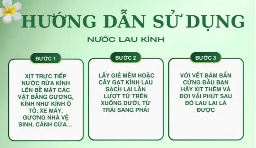  Nước Lau Kính Hando Hương Hoa 600ml 