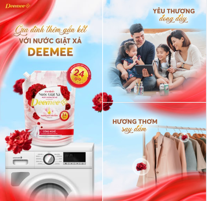  Nước Giặt Xả Deemee 2kg 