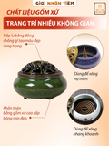  Lư xông Trầm gốm Như Ý 