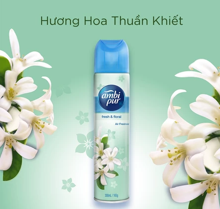  Xịt Phòng AMBI PUR Aerosol Hương Oải Hương/ Chanh/ Đại Dương/ Tươi Mát Chai 300 ml 