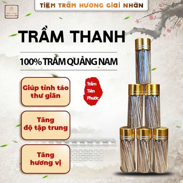  Trầm Thanh - Mùi Hương Thanh Nhẹ Sảng Khoái, Không Gắt Và An Toàn Cho Sức Khỏe 