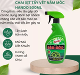 Tẩy vết nấm mốc trên vải vóc, quần áo, đồ dùng Hando 500ml 