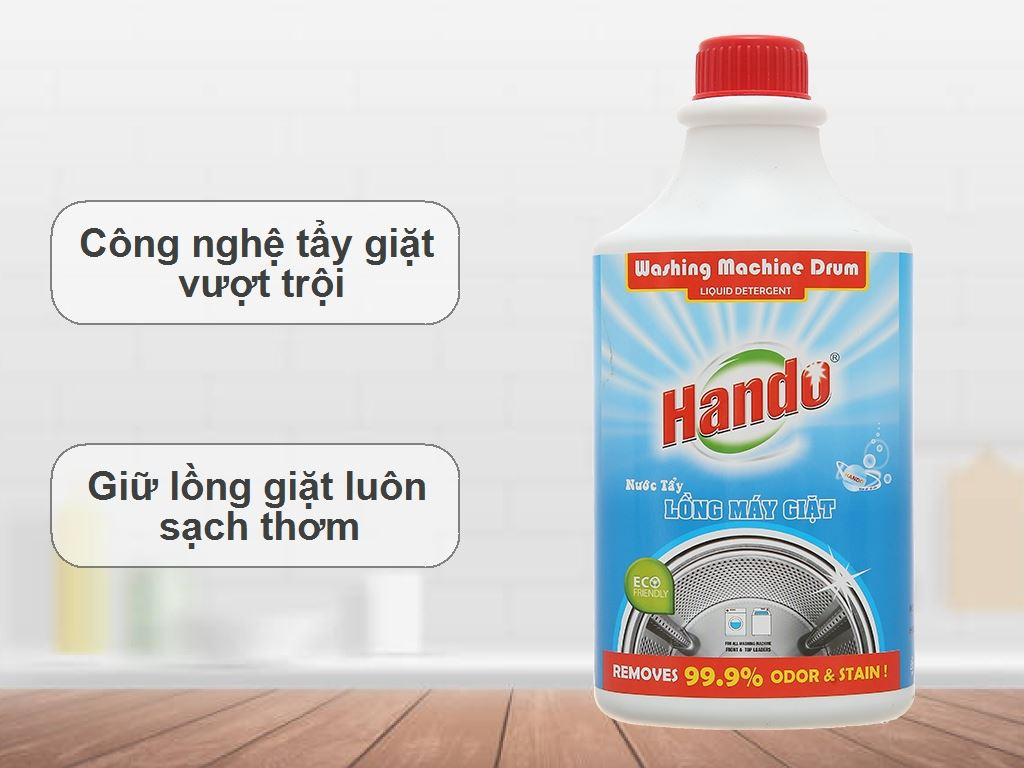  Nước tẩy Lồng máy giặt Hando 800ml 